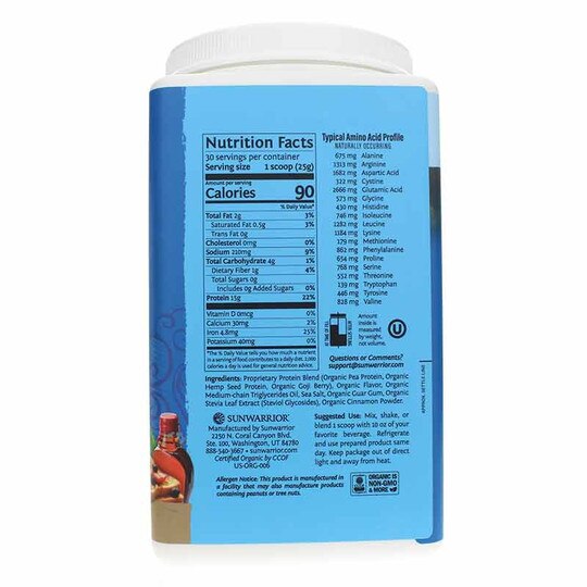 Warrior Blend Organic Protein, SUW